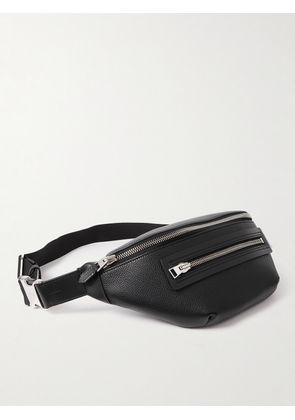 TOM FORD - Full-Grain Leather Belt Bag - Men - Black