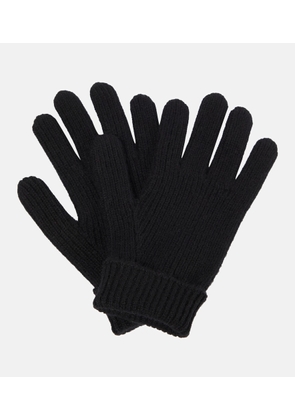 Toteme Ribbed-knit cashmere gloves