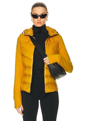 Moncler Grenoble Zip Up Cardigan in Yellow - Yellow. Size XS (also in L).