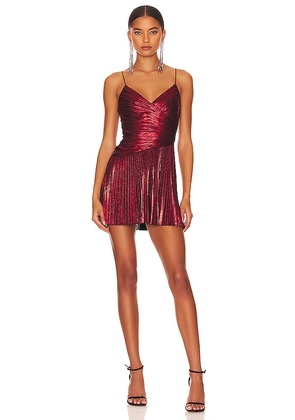 retrofete Lumi Dress in Red. Size XL.