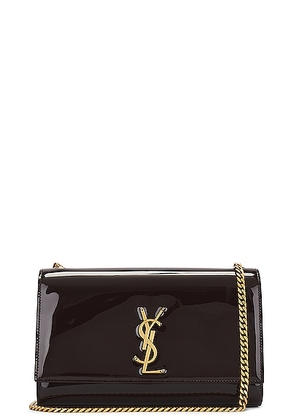 Saint Laurent Medium Kate Chain Bag in Spicy Chocolate - Chocolate. Size all.