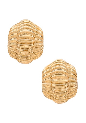 Jennifer Behr Damaris Stud Earrings in Gold - Metallic Gold. Size all.