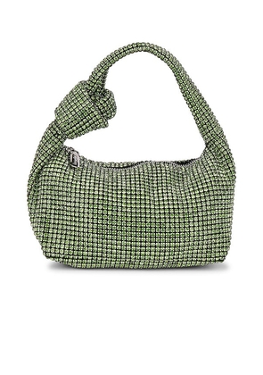 olga berg Polly Crystal Shoulder Bag in Green.