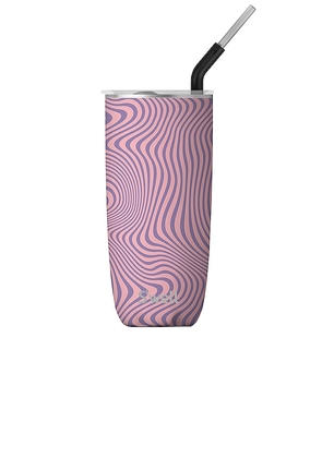 S'well Tumbler With Straw 24oz in Pink.