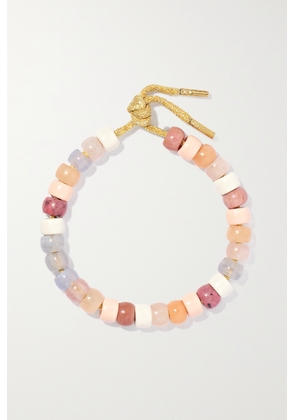 Carolina Bucci - + Loveshackfancy Forte Beads 18-karat Gold And Lurex Multi-stone Bracelet - One size