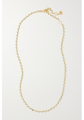Jade Trau - Small Sophisticate Riviera 18-karat Gold Diamond Choker - One size