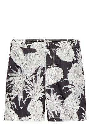 Valentino Garavani Pineapple-print swim shorts - White