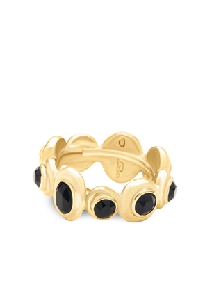 Oscar de la Renta Gumdrop crystal-embellished ring - JET