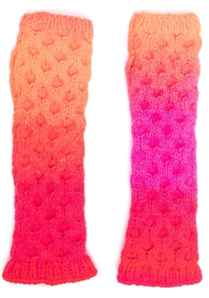 AGR Hayley ombré fingerless gloves - Pink
