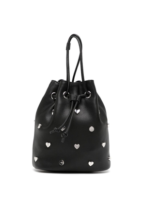 BAPY BY *A BATHING APE® stud-embellished leather bucket bag - Black
