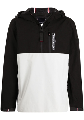 Tommy Hilfiger two-tone pullover hooded jacket - Black