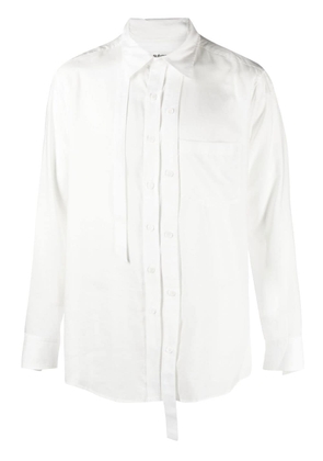 sulvam Crazy double-buttoned shirt - White