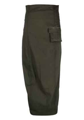 Rundholz high-waist long skirt - Green