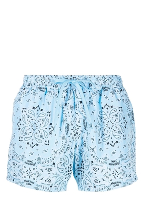 Moschino paisley-print swim shorts - Blue