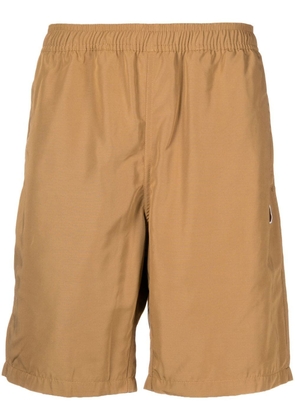 A BATHING APE® mid-rise straight-leg shorts - Brown