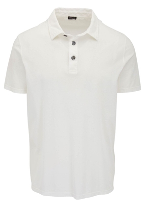 Kiton short-sleeve cotton polo shirt - White
