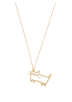 Aliita Yellow gold gato pendant necklace