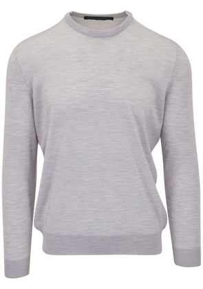 Kiton round-neck wool jumper - Grey