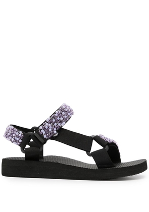Arizona Love bead-embellished sandals - Black