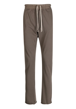 Rick Owens DRKSHDW drawstring-waist cotton track pants - Grey