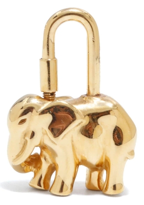 Hermès pre-owned Elephant Cadena padlock charm - Gold