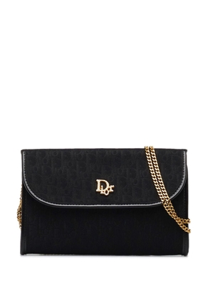 Christian Dior pre-owned Oblique chain shoulder bag - Black