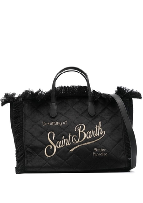 MC2 Saint Barth Colette fringe-trim tote bag - Black
