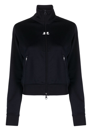 Courrèges zip-up fitted jacket - Blue