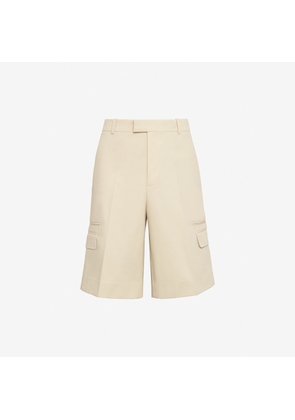 ALEXANDER MCQUEEN - Double Pocket Tailored Shorts - Item 745544QVS039507