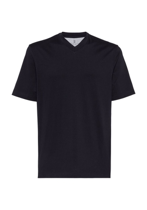 Brunello Cucinelli Cotton V-Neck T-Shirt