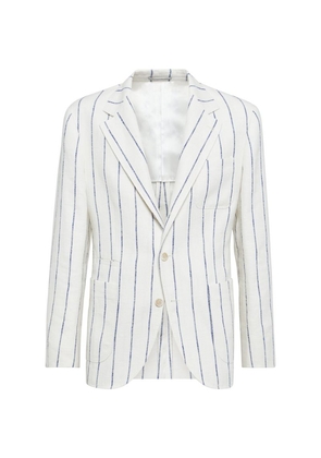 Brunello Cucinelli Linen-Wool Suit Jacket