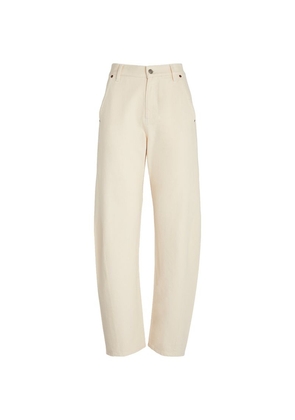 Victoria Beckham Curved Relaxed Jeans