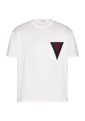 Valentino Garavani Cotton V-Pocket T-Shirt