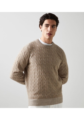 Brunello Cucinelli Cashmere Cable-Knit Sweater