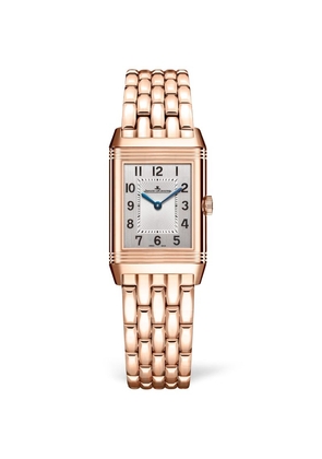 Jaeger-Lecoultre Small Rose Gold And Diamond Reverso Classic Duetto Watch 21Mm