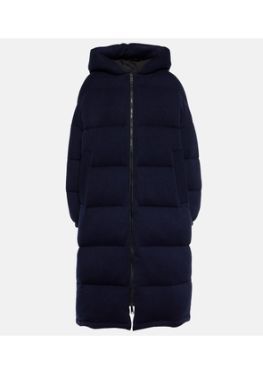 Yves Salomon Wool and cashmere down coat