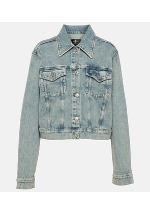 7 For All Mankind Nellie cropped denim jacket