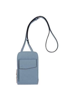 Valextra Leather Cross-Body Phone Pouch