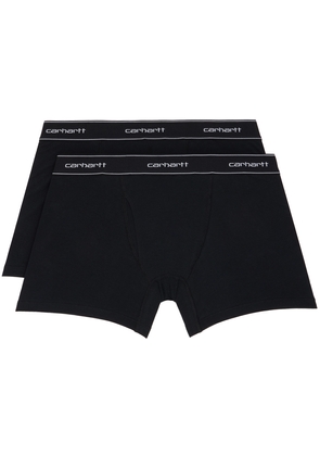 Carhartt Work In Progress Two-Pack Black Cotton Boxers