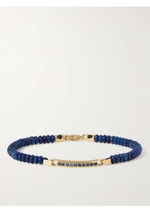 Luis Morais - Gold, Lapis Lazuli and Sapphire Bracelet - Men - Blue