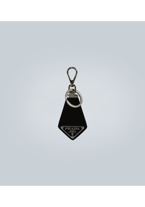 Prada Leather key ring with logo
