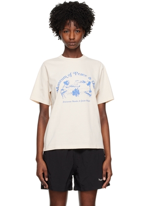 Museum of Peace & Quiet Off-White Printed T-Shirt