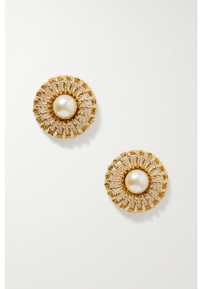 Jennifer Behr - Sutton Gold-plated Faux Pearl Earrings - One size