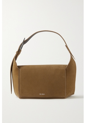 The Attico - 7/7 Suede Shoulder Bag - Brown - One size