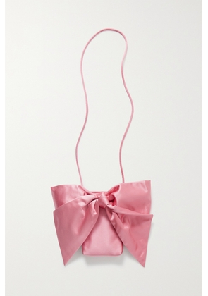 Loeffler Randall - Violet Bow-embellished Satin Shoulder Bag - Pink - One size