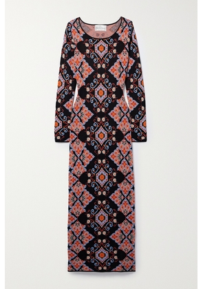 Cara Cara - Rianna Jacquard-knit Midi Dress - Black - x small,small,medium,large,x large