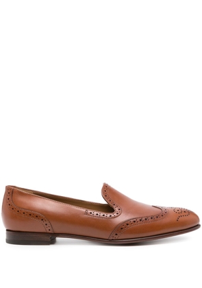 Ralph Lauren Collection Quincy leather loafers - Brown