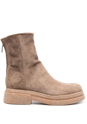 Alberto Fasciani Gill 45mm suede ankle boots - Neutrals