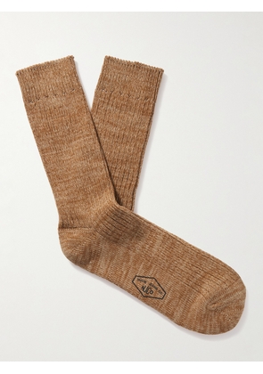 Nudie Jeans - Knitted Socks - Men - Brown