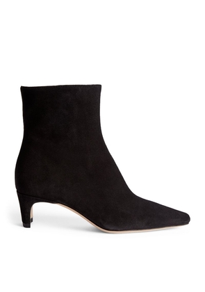 Staud Suede Wally Ankle Boots 55